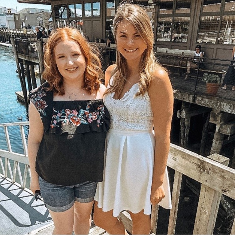 White Dress with Lace Detail